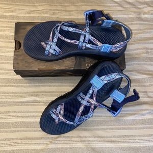 Selling these double strap chacos! Bought for $100, selling for $65! Size 8!